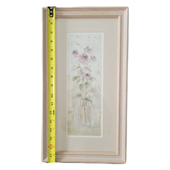 CHERI BLUM Floral Framed Print Art Vintage Wall Decor - Picture 7 of 11